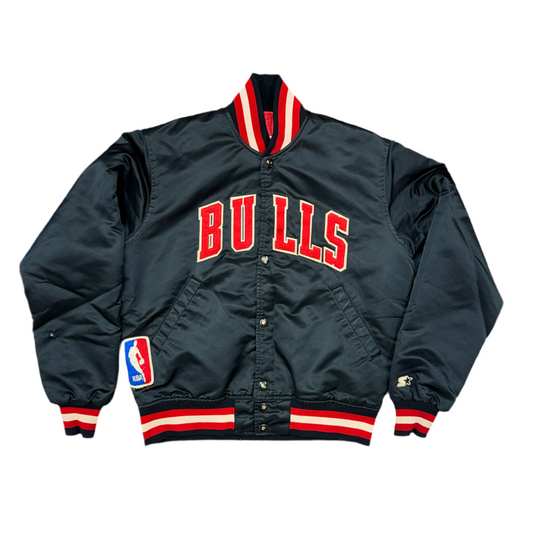 Starter Chicago Bulls Satin Jacket Sz S