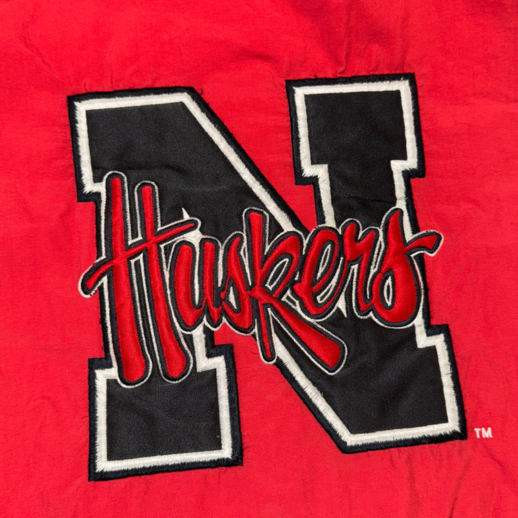 Starter Nebraska Huskers Puffer Jacket Sz YL