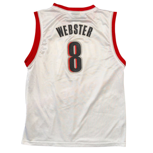 Reebok 00’s Portland Trail Blazers Martell Webster Home Jersey Sz YL
