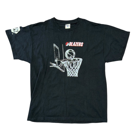 Delta Portland Trail Blazers Nappa Tee Sz XL