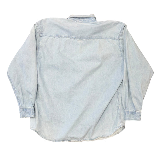 Lee Sport 90’s Houston Rockets Denim Button Down Sz L