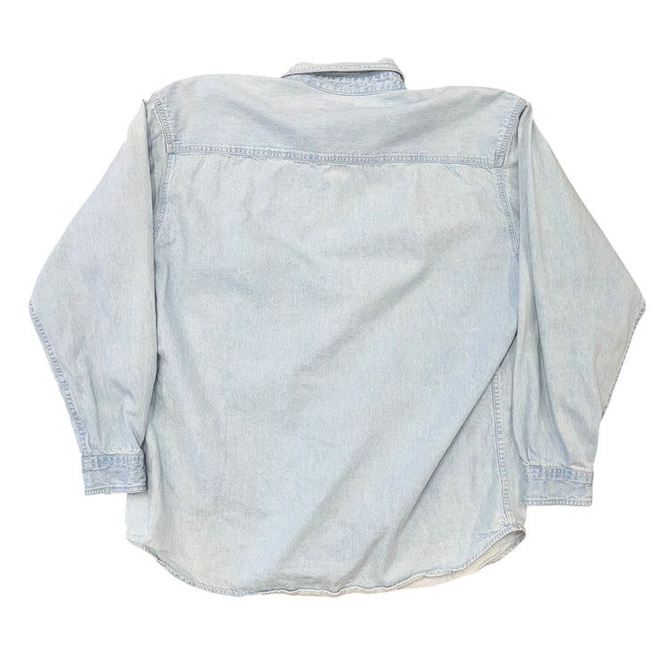 Lee Sport 90’s Houston Rockets Denim Button Down Sz L