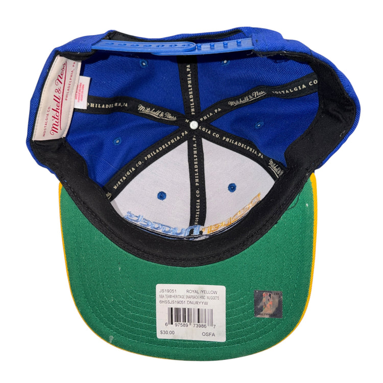 NWT Mitchell & Ness Denver Nuggets Snapback
