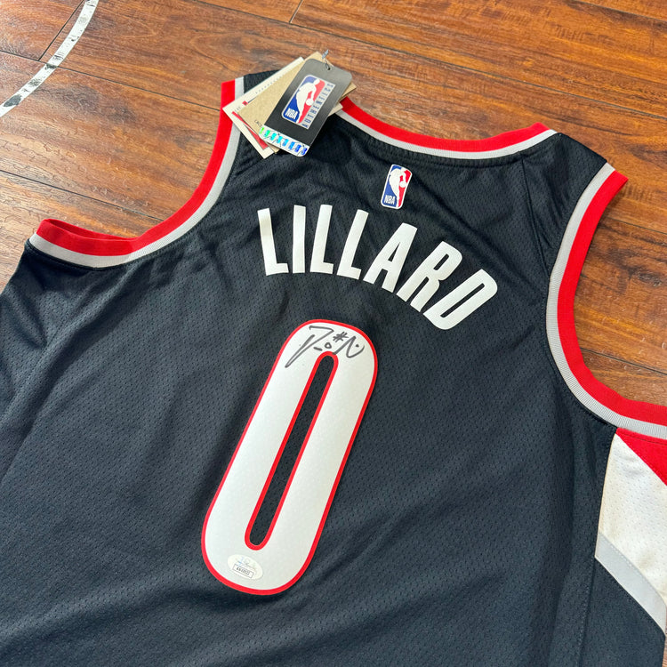 Nike Dri-Fit Damian Autographed Damian Lillard Jersey Sz L