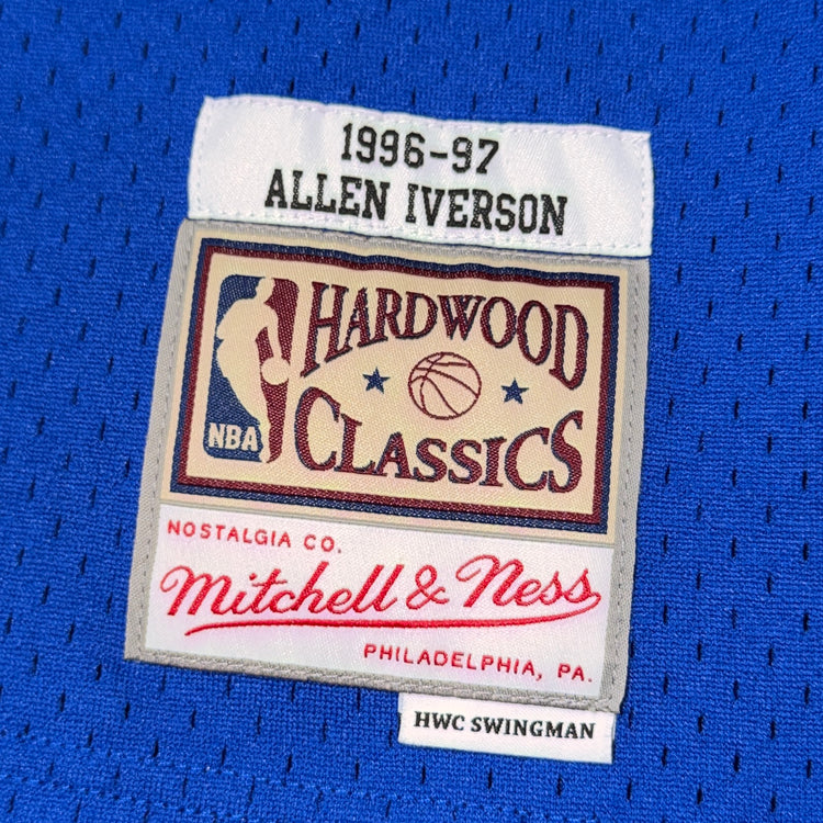 Mitchell & Ness Hardwood Classic 1996-97 Philadelphia 76ers Allen Iverson Jersey Sz L