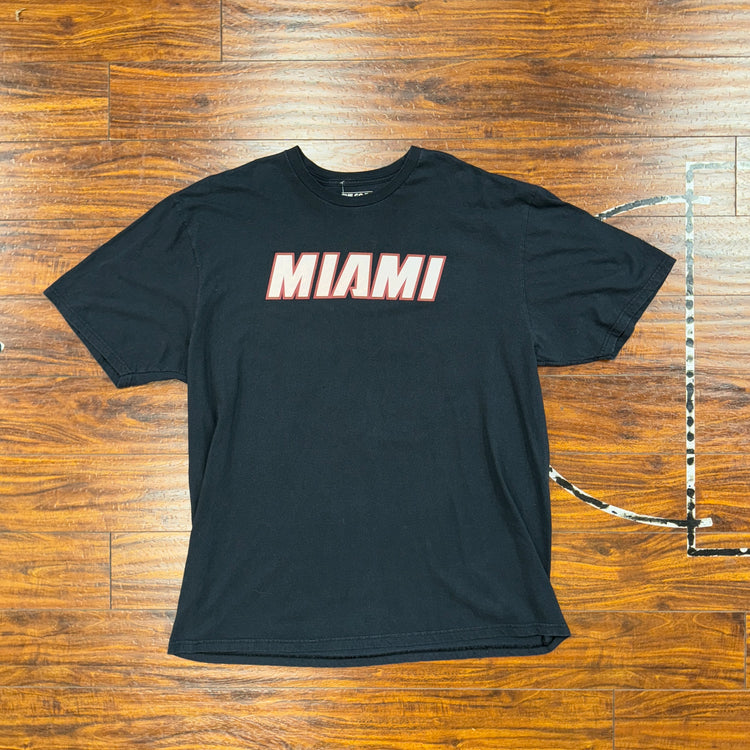 Adidas Miami Heat Court Tee Sz 2X