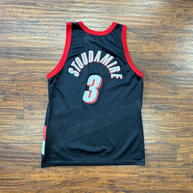 Champion 90's Stoudamire Autographed Jersey Sz L