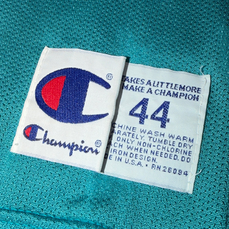 Champion Charlotte Hornets Alonzo Mourning Jersey Sz L