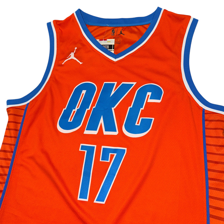 Jordan Swingman Statement Edition Oklahoma City Thunder Aleksej Pokusevski Jersey Sz XL