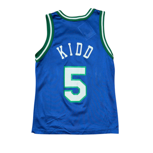 Champion 90’s Dallas Mavericks Jason Kidd Away Jersey Sz S