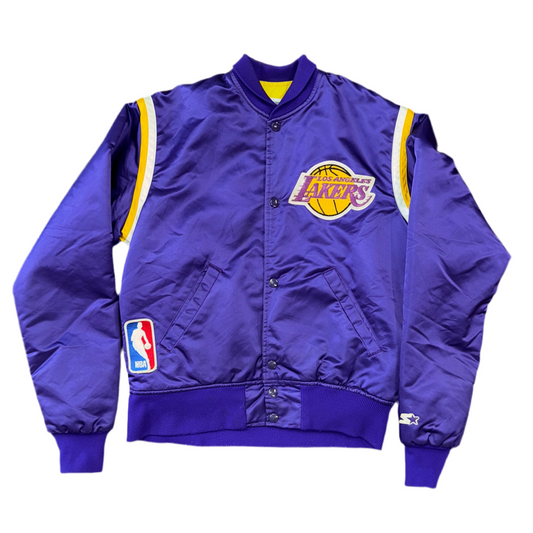 Starter Los Angeles Lakers Satin Jacket Sz S