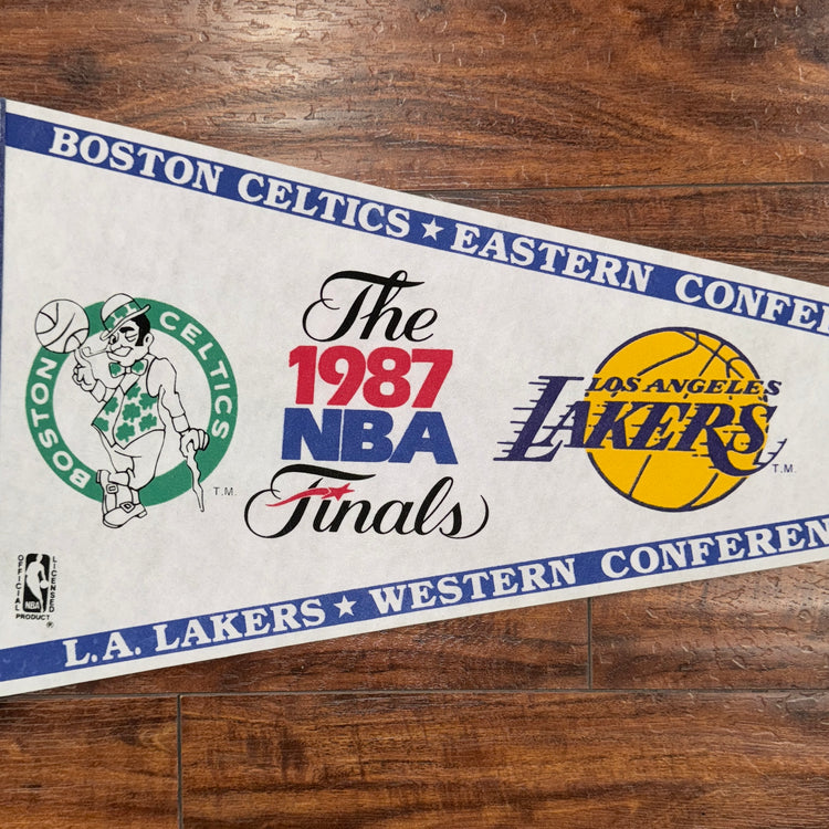 1987 NBA Finals Pennant