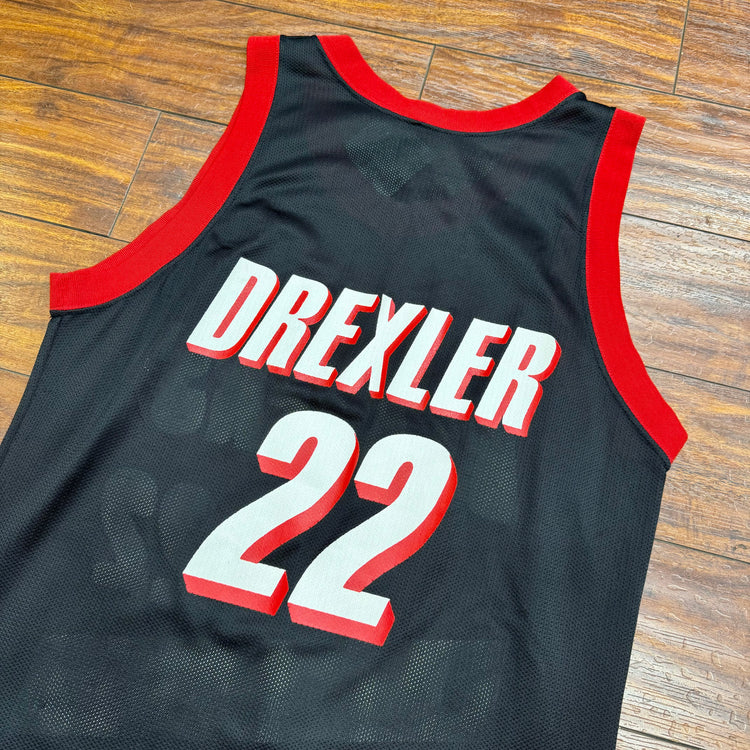 Champion 90's Blazers Clyde Drexler Jersey Sz M