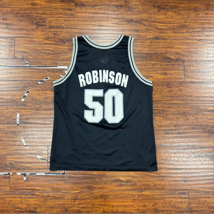 Champion San Antonio Spurs David Robinson Jersey Sz L