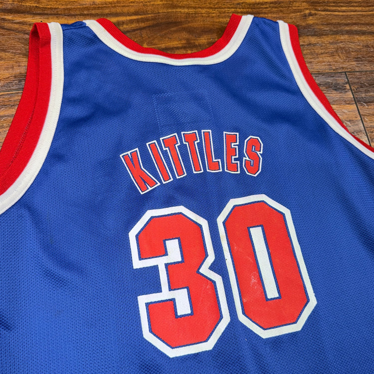 Champion New Jersey Nets Kerry Kittles Jersey Sz YXL