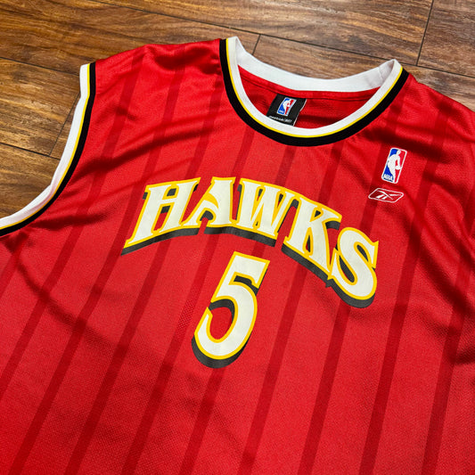 Reebok 00’s Atlanta Hawks Josh Smith Jersey Sz 2X