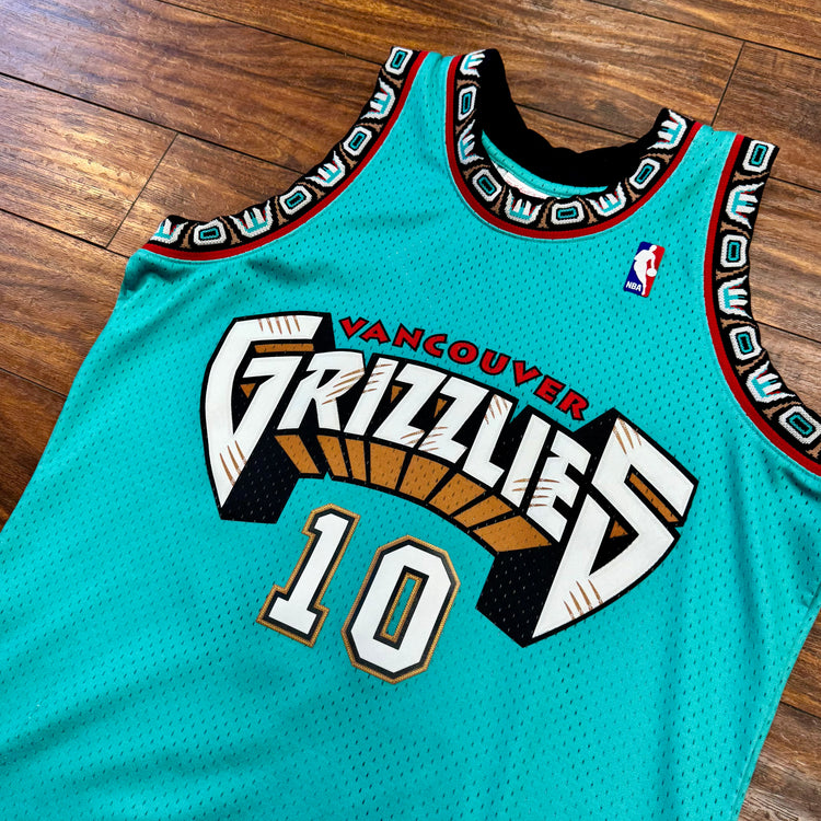 Mitchell & Ness Mike Bibby Vancouver Grizzlies Jersey Sz L