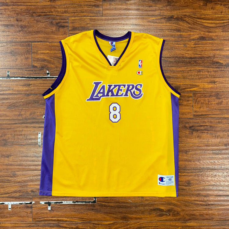 Champion Los Angeles Lakers Kobe Bryant BLANK Jersey Sz XL