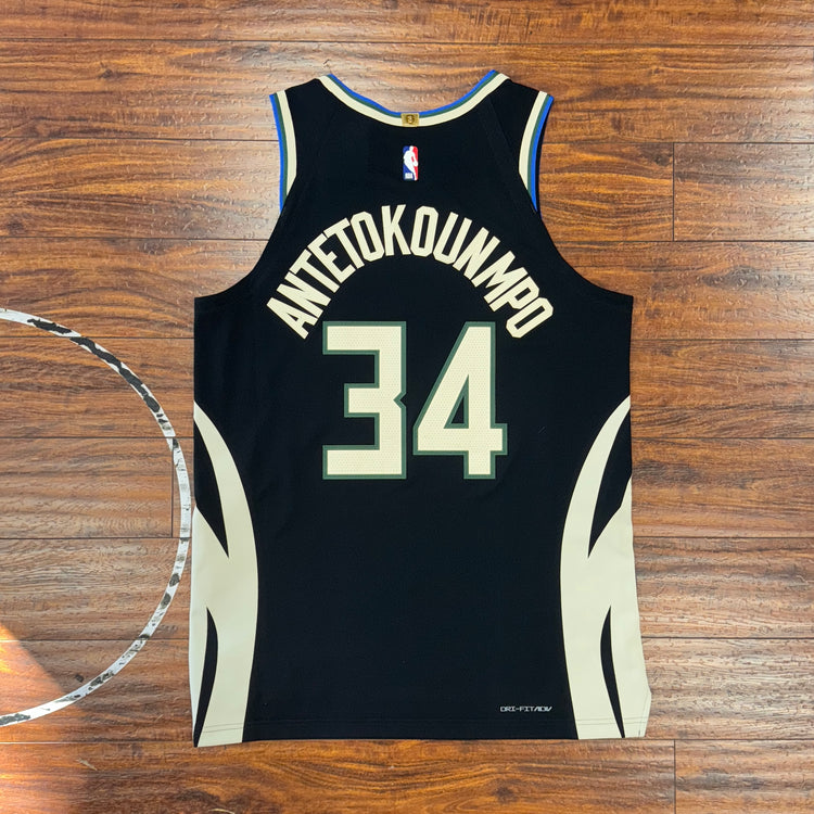 NWT Authentic Giannis Antetokounmpo Jersey Sz L