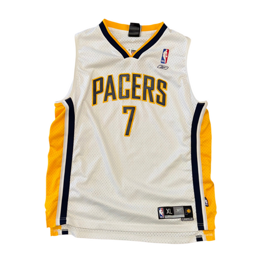 Reebok Indiana Pacers Jermaine O'Neal Jersey Sz YXL