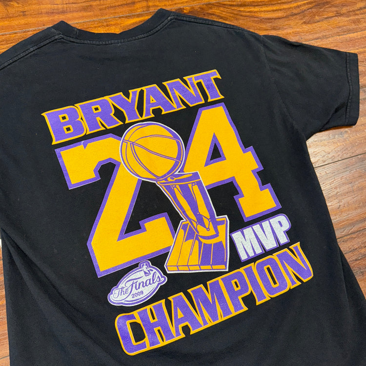 2009 LA Lakers Champs Tee Sz L