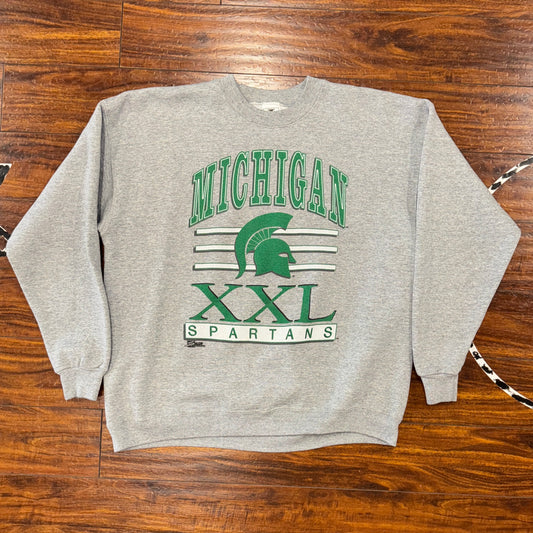 Jostens Michigan State Spartans Crew Sz XL