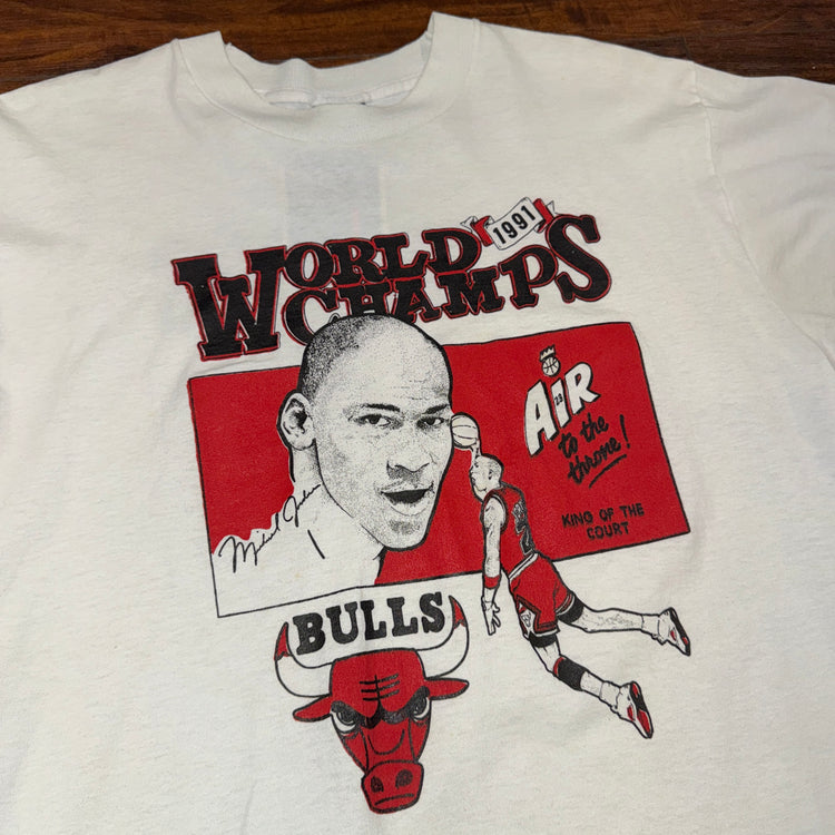 Screen Stars Michael Jordan 1991 Champs Tee Sz XL