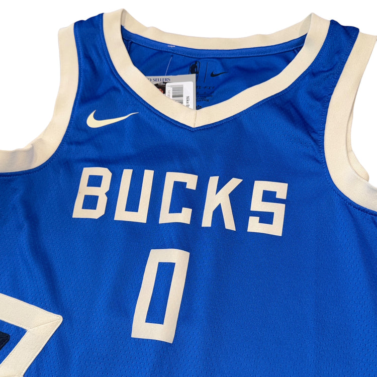 Nike Swingman 2024-25 City Edition Milwaukee Bucks Damian Lillard Jersey Sz S