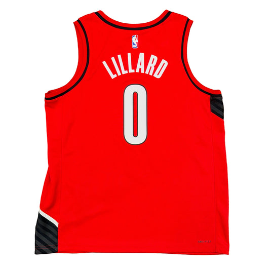 Jordan Portland Trail Blazers Damian Lillard Statement Jersey Sz XL