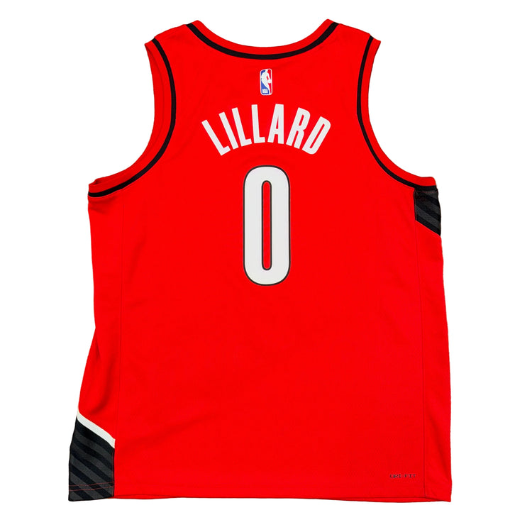 Jordan Portland Trail Blazers Damian Lillard Statement Jersey Sz XL