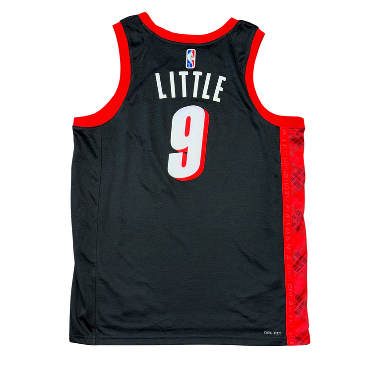 Nike Swingman 2021-22 City Edition Portland Trail Blazers Nassir Little Jersey Sz XL