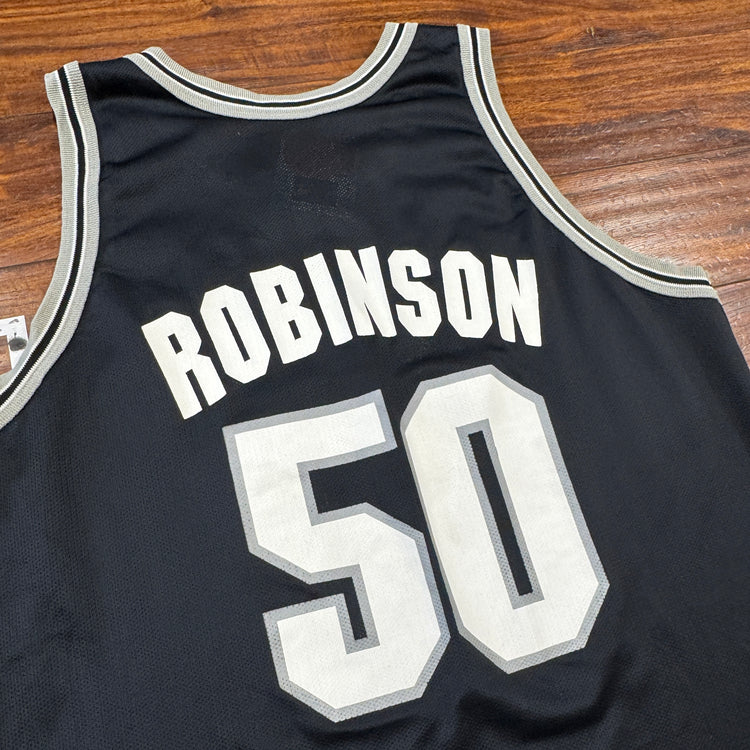 Champion San Antonio Spurs David Robinson Jersey Sz L