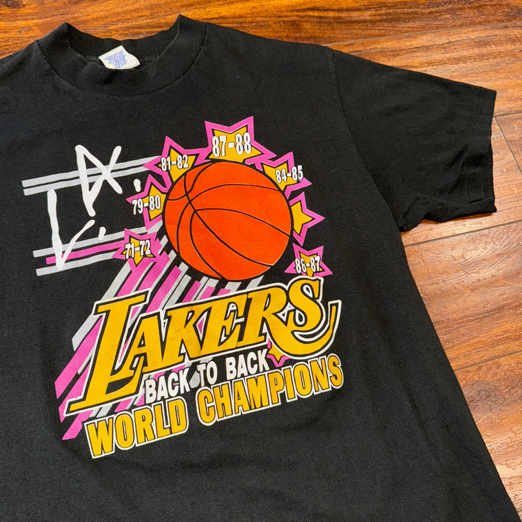 Trench 80's Los Angeles Lakers B2B Champs are Sz L