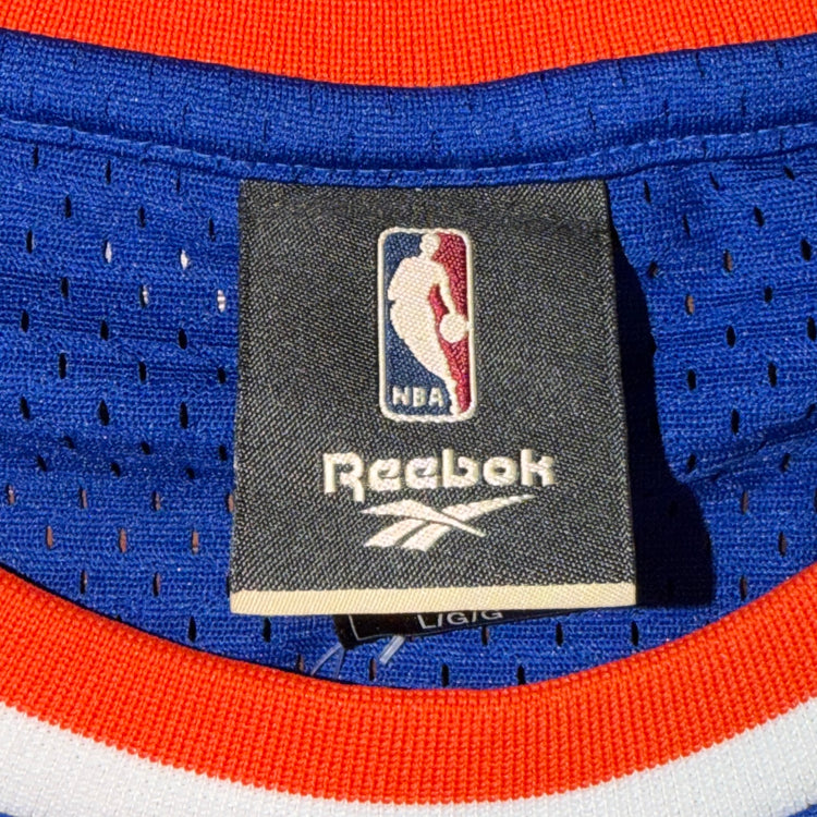 NWT Reebok Hardwood Classics New York Knicks Walt Fraizer Sz L