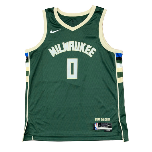 NWT Nike Milwaukee Bucks Damian Lillard Jersey Sz XL