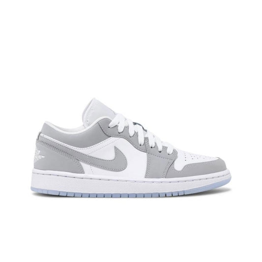 DS W Jordan 1 Low Wolf Grey Multiple Sizes