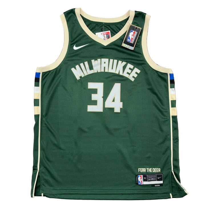 NWT Nike Milwaukee Bucks Giannis Antetokounmpo Jersey Sz XL