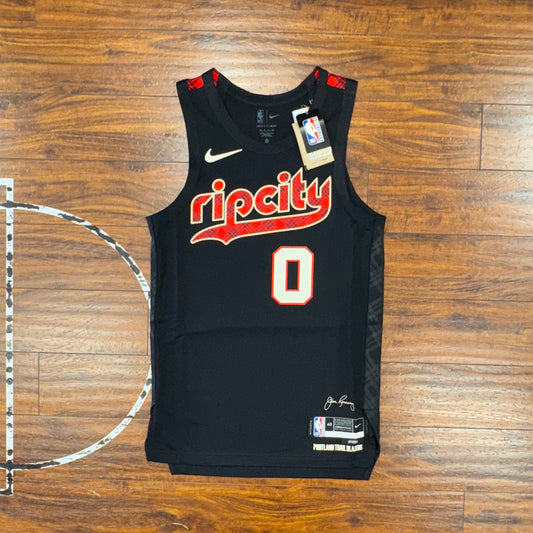 NWT Nike Authentic Rip City Portland Trail Blazers Damian Lillard Jersey Multiple Sizes