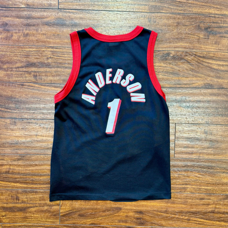 Champion 2002 Blazers Derek Anderson Jersey Youth M