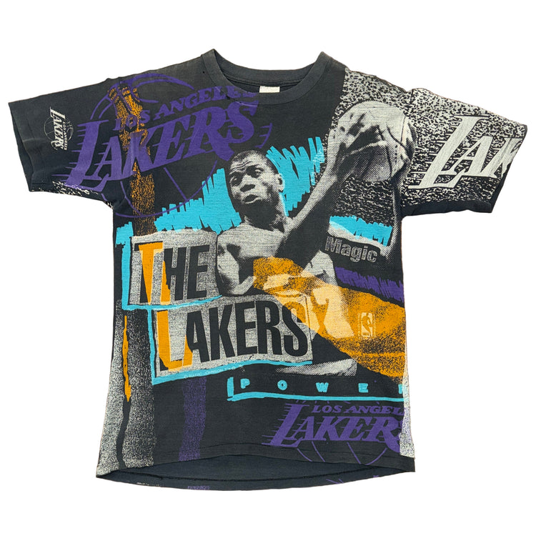 Magic Johnson T’s Los Angeles Lakers Magic Johnson AOP Tee Sz L