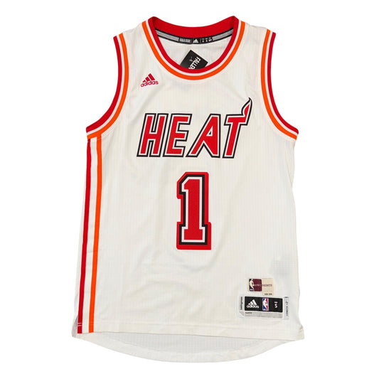 Adidas Hardwood Classics Miami Heat Chris Bosh Jersey Sz S
