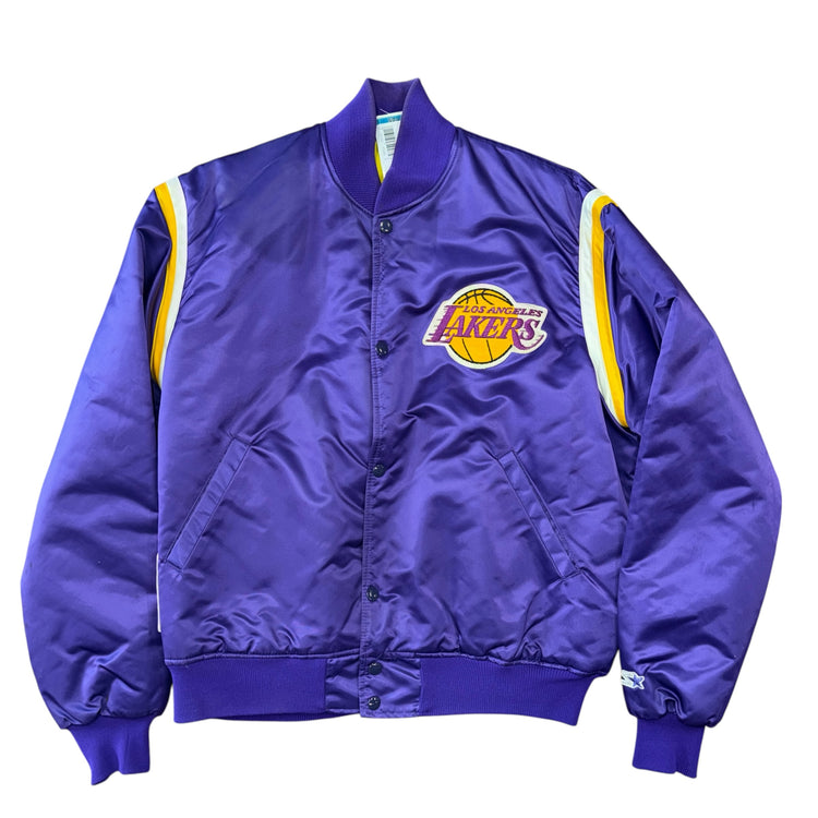 Starter 90's Los Angeles Lakers Satin Jacket Sz L