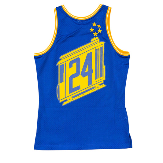NWT Mitchell & Ness Golden State Away Rick Barry Jersey Sz S