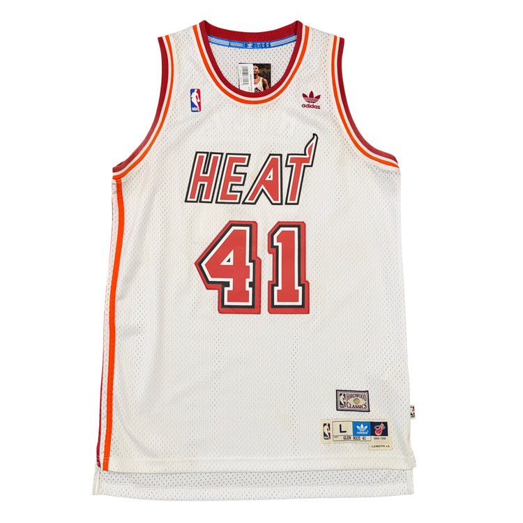 Adidas Hardwood Classics 1989-90 Miami Heat Glen Rice Home Jersey Size L