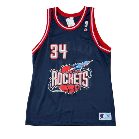 Champion houston Rockets Hakeem Olajuwon Jersey Sz XL