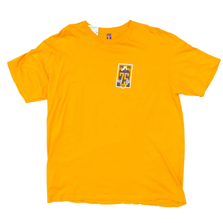 Los Angeles Lakers 75th Anniversary Tee Sz XL