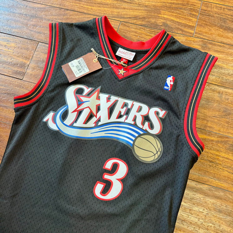 NWT Mitchell & Ness Sixers Iverson Jersey Sz S