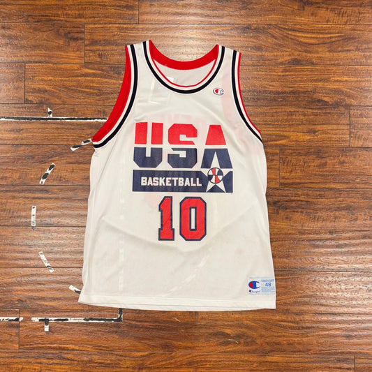 Champion 1992 USA Clyde Drexler Jersey Sz XL