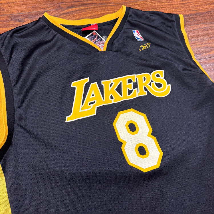 Reebok Los Angeles Lakers Kobe Bryant Black Jersey Sz 2X