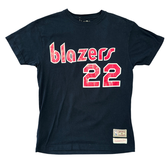 Mitchell & Ness Clyde Drexler Jersey Tee Sz S